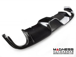 FIAT 500 Rear Diffuser - Carbon Fiber - Dual Exit - Lusso 
